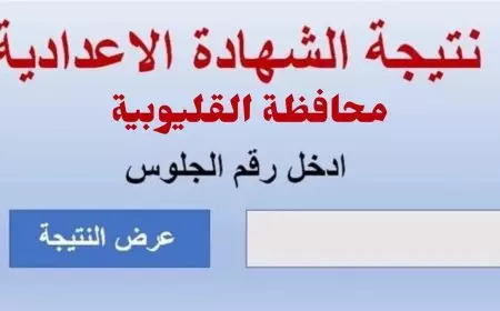لينك فعال 100%.. نتيجة الشهادة الإعدادية محافظة القليوبيه بالاسم ورقم الجلوس عبر natiga.qalubiaedu.org