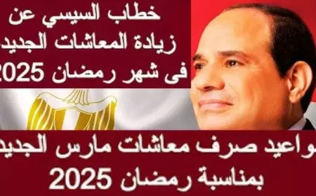 يوم الصرف في الصيام.. موعد صرف معاشات مارس 2025 وفق بيان هيئة التأمينات الاجتماعية