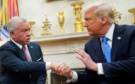 «الجارديان»: الملك عبد الله الثاني رفض دعوة ترامب لاستقبال النازحين الفلسطينيين في الأردن