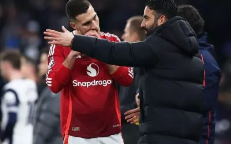 أموريم: لا فرق بين يونايتد وتوتنهام.. ولست قلقاً على نفسي