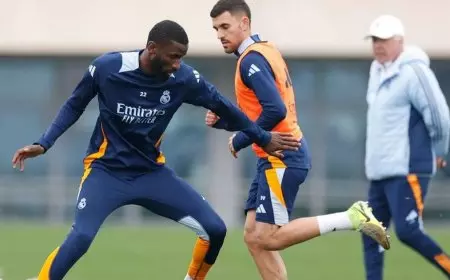 أخبار جيدة في مدريد.. عودة روديغر وألابا للتدريبات قبل مواجهة سيتي الحاسمة