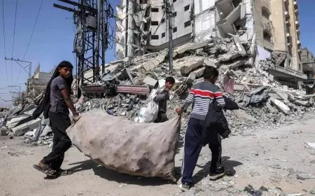 بدء إدخال معدات إعادة الإعمار لقطاع غزة