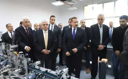 وزير التعليم العالى يتفقد جامعة المنوفية الأهلية للاطمئنان على انتظام الدراسة بها