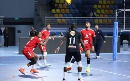 رجال طائرة الأهلي يواجه طلائع الجيش في الدوري