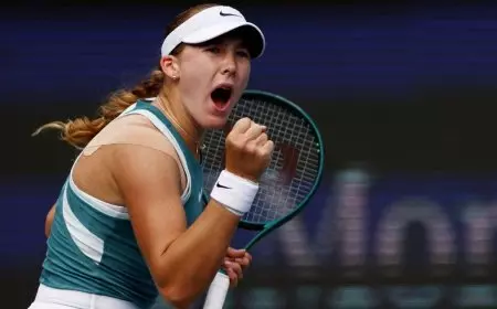 أندريفا تصعق شفيونتيك وتتأهل لنصف نهائي دبي للتنس