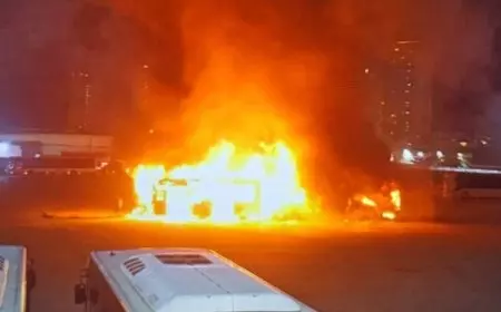 انفجار 3 حافلات في بات يام قرب تل أبيب.. استنفار أمني وإيقاف حركة القطارات