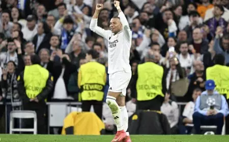 مبابي يزين التشكيل المثالي في إياب ملحق دوري الأبطال