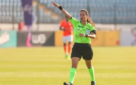 شاهندة المغربى تدير مباراة أوغندا وكينيا في تصفيات كأس العالم تحت 17 عاما