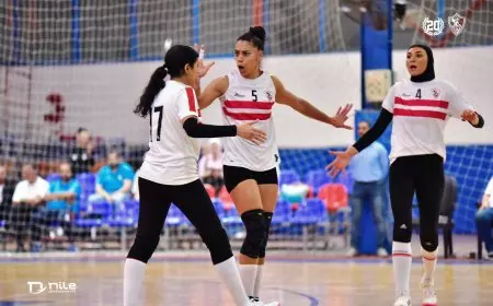 سيدات الزمالك يفزن على وادي دجلة في دوري الطائرة