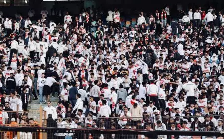 تحية خاصة من جماهير الزمالك للاعبين عقب مباراة الأهلي