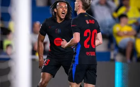 برشلونة يتخطى عقبة لاس بالماس بهدفين ويحافظ على صدارة الدوري الإسباني