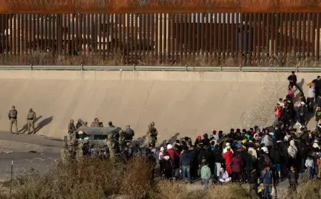 البيت الأبيض يُعلن انخفاض عبور الحدود الأمريكية بنسبة 94%