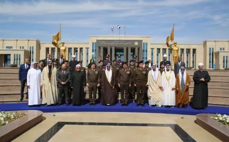 الأكاديمية العسكرية تستقبل رئيس الهيئة العامة للشئون الإسلامية بدولة الإمارات