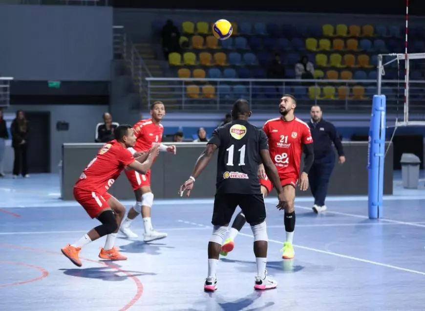رجال طائرة الأهلي يواجه طلائع الجيش في الدوري