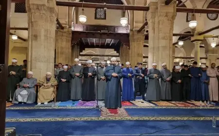 بث مباشر.. صلاة العشاء والتراويح من الجامع الأزهر| رابع قيام ليل في رمضان
