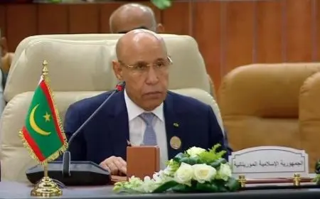 رئيس موريتانيا: ندعم جهود مصر ونرفض أي تهديد لأمن الدول العربية