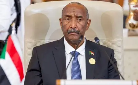 البرهان: القضية الفلسطينية تظل القضية المركزية الأولى للدول العربية