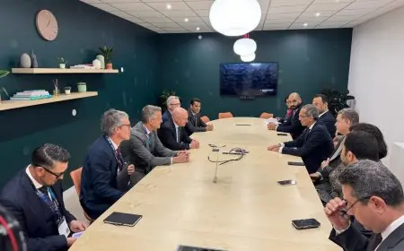 وزير الاتصالات يواصل لقاءاته مع مسئولى شركات عالمية لجذب استثمارات جديدة بمجال التعهيد