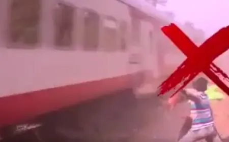 النقل تناشد المواطنين المشاركة فى التوعية من مخاطر ظاهرة رشق الأطفال للقطارات بالحجارة