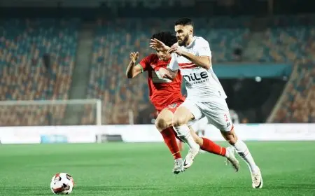 معتز زدام يحرز هدف التعادل لـ مودرن سبورت في مرمى الزمالك
