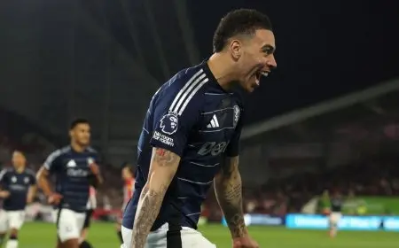 فوز أستون فيلا على برينتفورد يشعل صراعاً على مقاعد دوري الأبطال