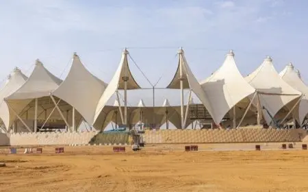 البدء بإزالة خيمة ملعب مدينة الملك فهد الرياضية