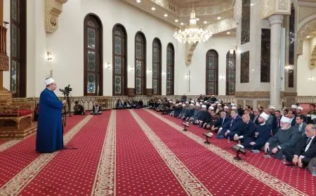 محافظ القاهرة يشهد احتفال الأوقاف بمناسبة ذكرى انتصارات العاشر من رمضان بمسجد المشير| صور