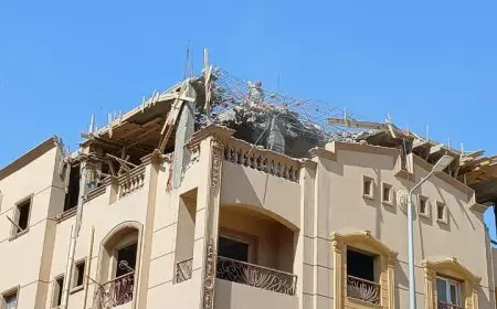 جهاز مدينة 6 أكتوبر ينفذ عدة إزالات لمخالفات بناء في حملات مكبرة