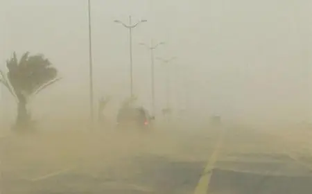 رمال وأتربة.. تحذير عاجل من الأرصاد بسبب نشاط الرياح اليوم