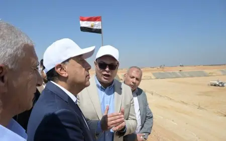 رئيس الوزراء يوجه بتكثيف العمل في محطة الصرف الصحي الصناعي بالعاشر من رمضان