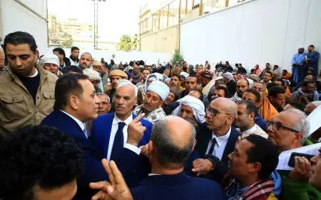 رئيس الريف المصري الجديد يلتقي المتقدمين لتقنين الأراضي ويوجه بعدم التعامل مع الوسطاء