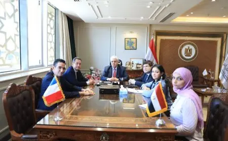 وزير التعليم العالي يبحث مع السفير الفرنسي استعدادات مؤتمر البحث العلمي المشترك