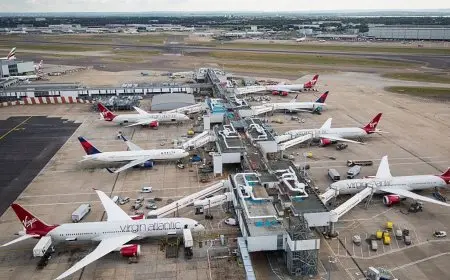 تعطل الرحلات الجوية عالميًا بعد إغلاق مطار هيثرو بسبب حريق