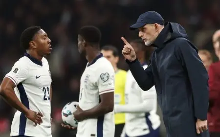 توخيل مرتاح لـ”طاقة” إنجلترا ويشيد بـ”جودة رائعة” لريس جيمس