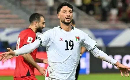 تشكيل فلسطين ضد العراق..وسام أبو علي في الهجوم