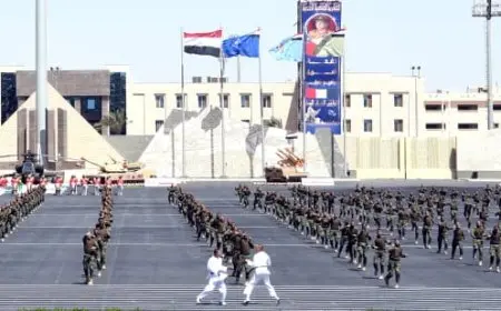 وزير الدفاع يشهد حفل انتهاء فترة الإعداد لطلبة الأكاديمية العسكرية المصرية