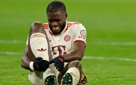 ضربة موجعة.. بايرن ميونيخ قد يخسر أوباميكانو لبقية الموسم
