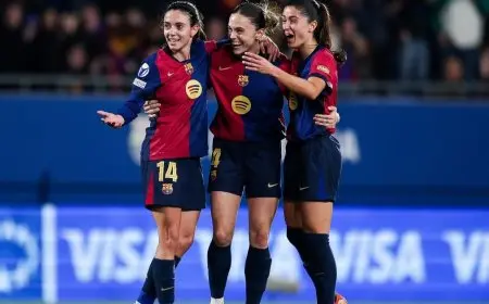 سيدات برشلونة يكتسحن فولفسبورغ ويتأهلن لنصف نهائي أبطال أوروبا