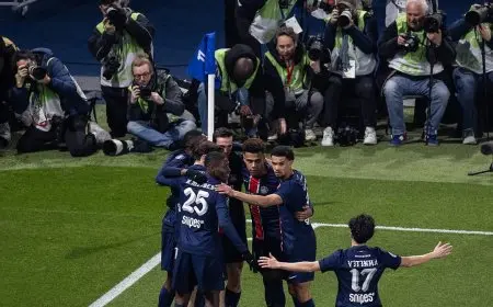 باريس سان جيرمان يقترب من حسم الدوري الفرنسي بسداسية أمام سانت إيتيان