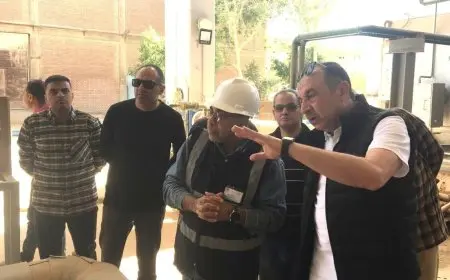 وزير قطاع الأعمال يتفقد «النصر للأسمدة» بالسويس ويشيد بجهود العاملين