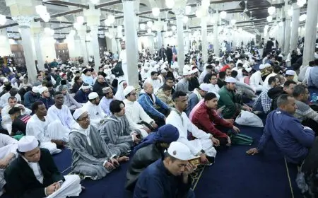 الأزهر ينشر صورًا من أجواء صلاة عيد الفطر وسط أجواء روحانية مميزة