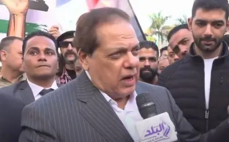 أبو العينين: المصريون يحتشدون لدعم فلسطين ويؤكدون تأييدهم للرئيس السيسي