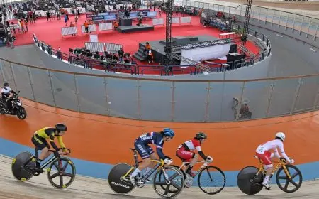 انطلاق بطولة الجمهورية لدراجات المضمار باستاد القاهرة