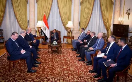 وزير الخارجية يتبادل الرؤى والتقديرات حول التطورات الراهنة في غزة مع وفد حركة فتح