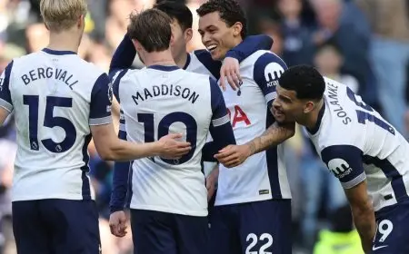 جونسون أول لاعب من توتنهام يسجل 10 أهداف في الدوري