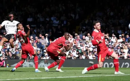 فضيحة تاريخية.. فولهام يصعق ليفربول بثلاثة أهداف في ربع ساعة بالشوط الأول