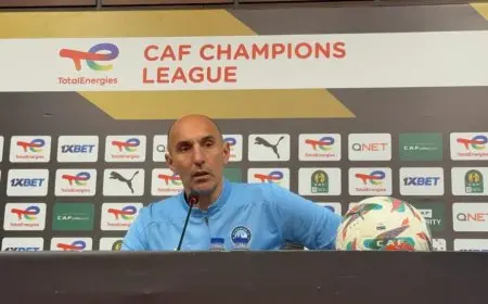 يورتشيتش والكرتي يحضران المؤتمر الصحفي لبيراميدز قبل مباراة الجيش الملكي