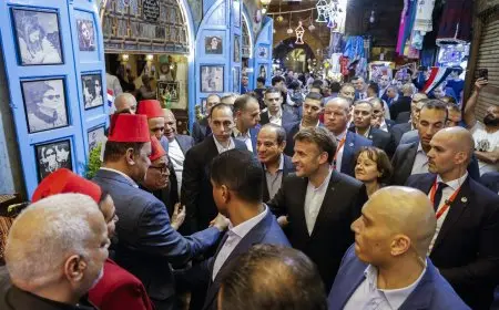 ماكرون في قلب القاهرة.. مشاهد لا تُنسى من زيارة الرئيس الفرنسي إلى مصر