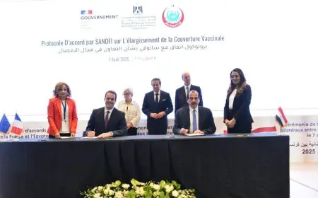 وزراء الصحة والتعاون الدولي والاقتصاد في مصر وفرنسا يشهدون توقيع أربع اتفاقيات مع “سانوفي” و”جوستاف روسي” لتعزيز التعاون في المجال الصحي