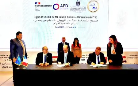 بمبلغ 215 مليون يورو.. توقيع الاتفاق النهائي لمشروع إنشاء خط السكك الحديدية الروبيكي